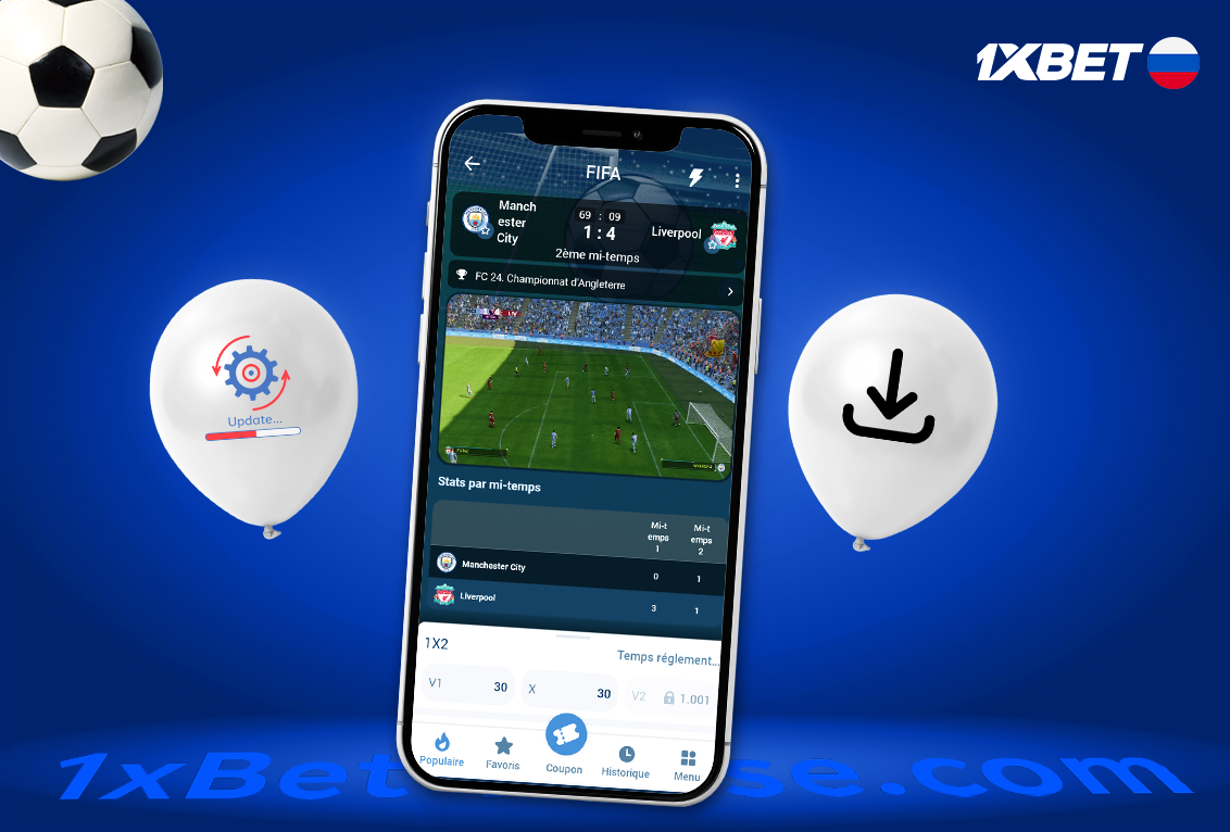 Télécharger 1xbet fifa russe apk dernière version 2025